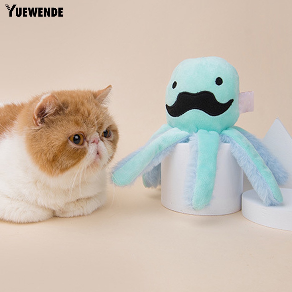 Đồ Chơi Nhồi Bông Hình Bạch Tuộc Mềm Mại Chống Cắn Giảm Căng Thẳng Dành Cho Thú Cưng