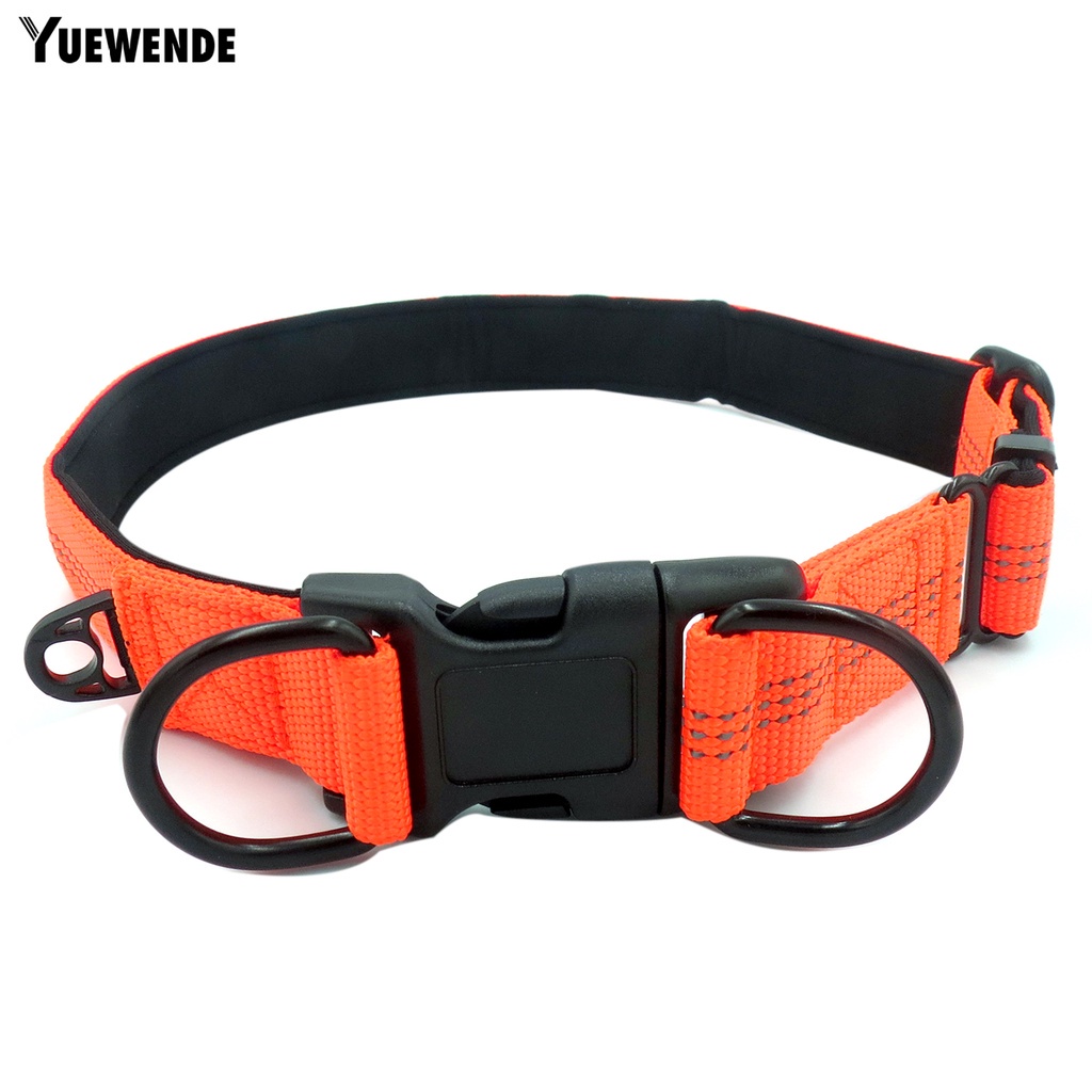 Vòng Cổ Chữ D Đôi Bằng Nilon Phản Quang Tùy Chỉnh Kích Thước Cho Thú Cưng Cỡ Vừa / Lớn