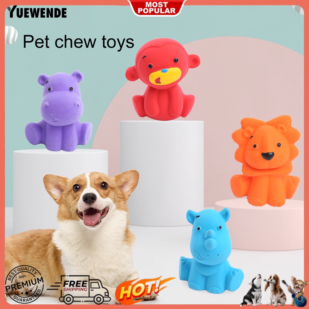 Đồ Chơi Mềm Mại Chống Cắn Phát Ra Âm Thanh Hình Động Vật Hoạt Hình Cho Cún Cưng