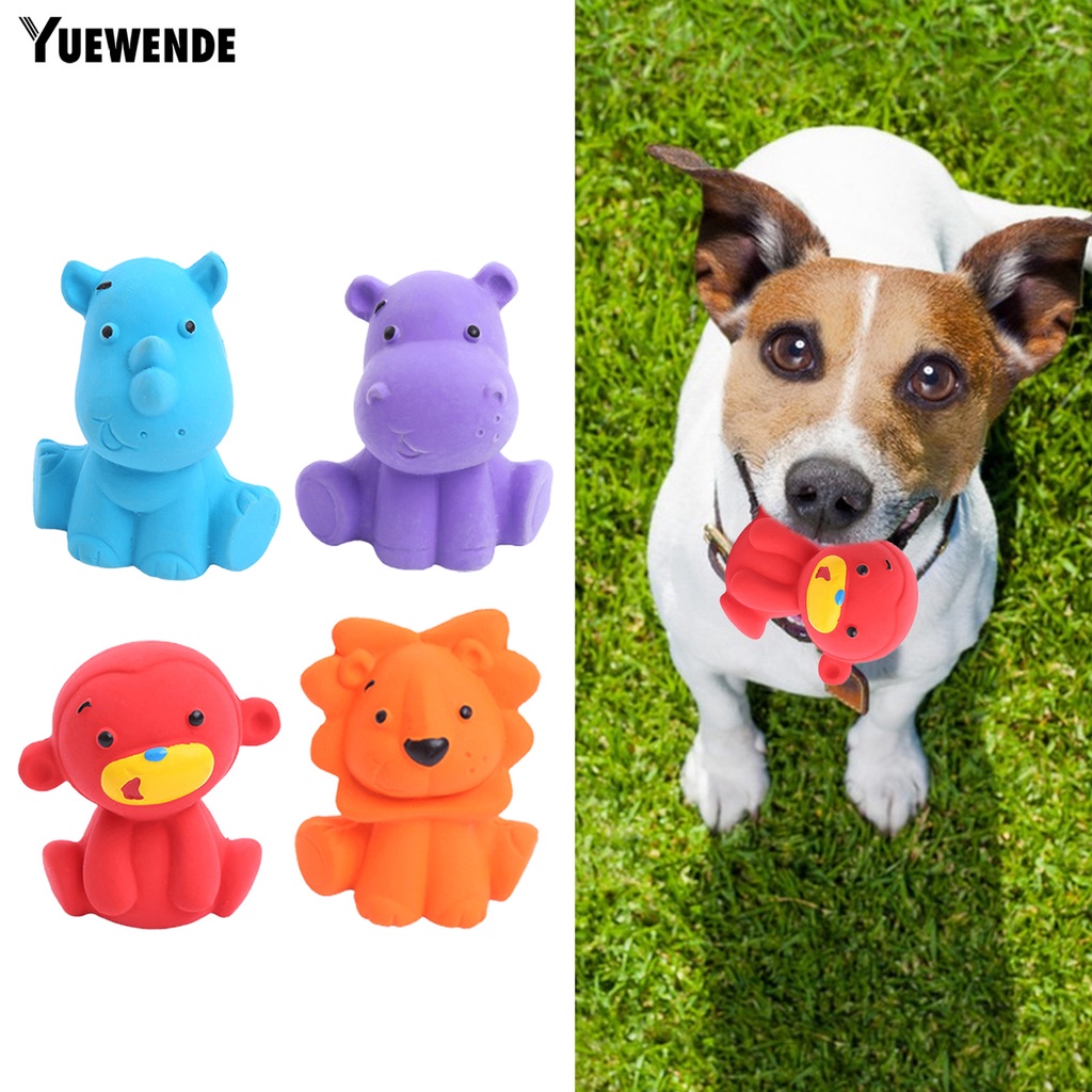 Đồ Chơi Mềm Mại Chống Cắn Phát Ra Âm Thanh Hình Động Vật Hoạt Hình Cho Cún Cưng