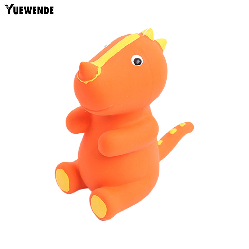 Đồ Chơi Khủng Long Hoạt Hình Bằng Tiếng Kêu Mềm Mại Chống Mài Mòn Vui Nhộn Cho Cún Cưng