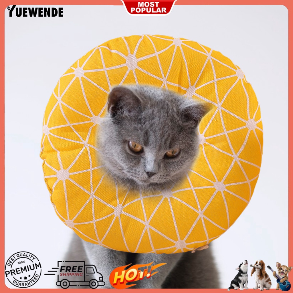 Vòng Cổ Họa Tiết Kẻ Sọc Siêu Nhẹ Chống Bọ Chét Bảo Vệ Thú Cưng