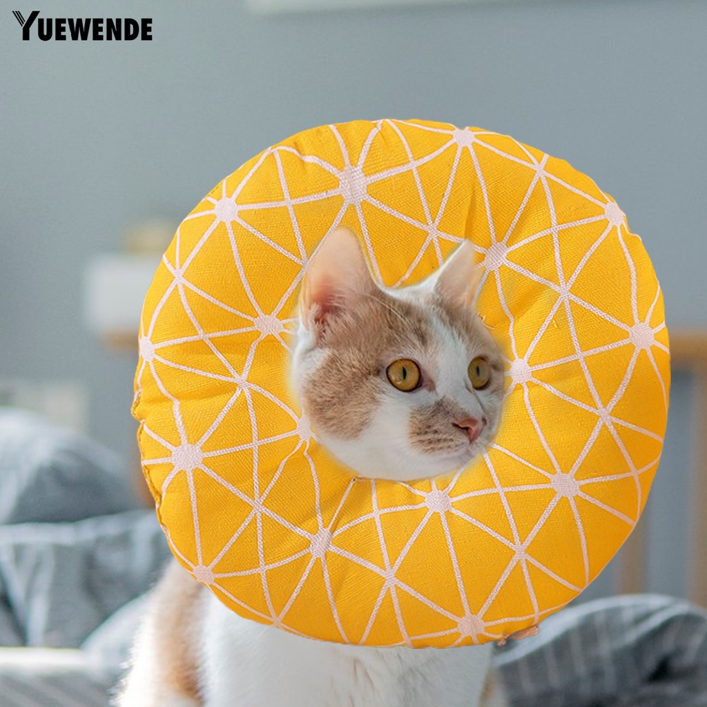 Vòng Cổ Họa Tiết Kẻ Sọc Siêu Nhẹ Chống Bọ Chét Bảo Vệ Thú Cưng