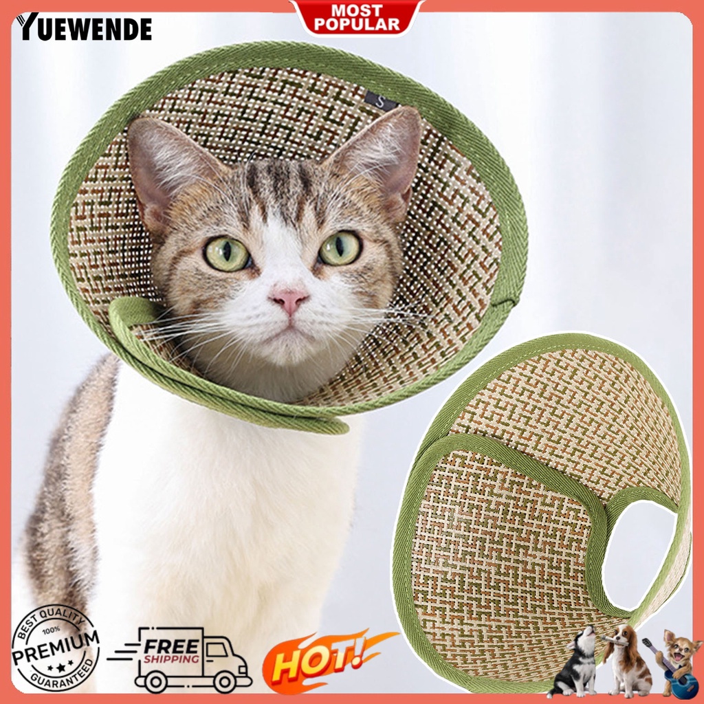 Yr.t Vòng Cổ Thú Cưng Siêu Nhẹ Thoáng Khí Thân Thiện Với Da Ngăn Ngừa Liếm Vết Thương Nhanh Chóng Bảo Vệ Hiệu Quả