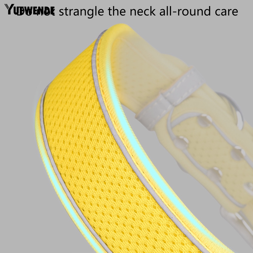 Vòng Cổ Họa Tiết Kẻ Sọc Phản Quang Thoáng Khí Chống Chó Cưng Cỡ Vừa / Lớn Thời Trang