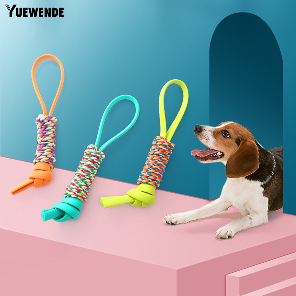 Đồ Chơi Dây TPR Thắt Nút Linh Hoạt Mạnh Mẽ An Toàn Giúp Giải Tỏa Căng Thẳng Cho Thú Cưng