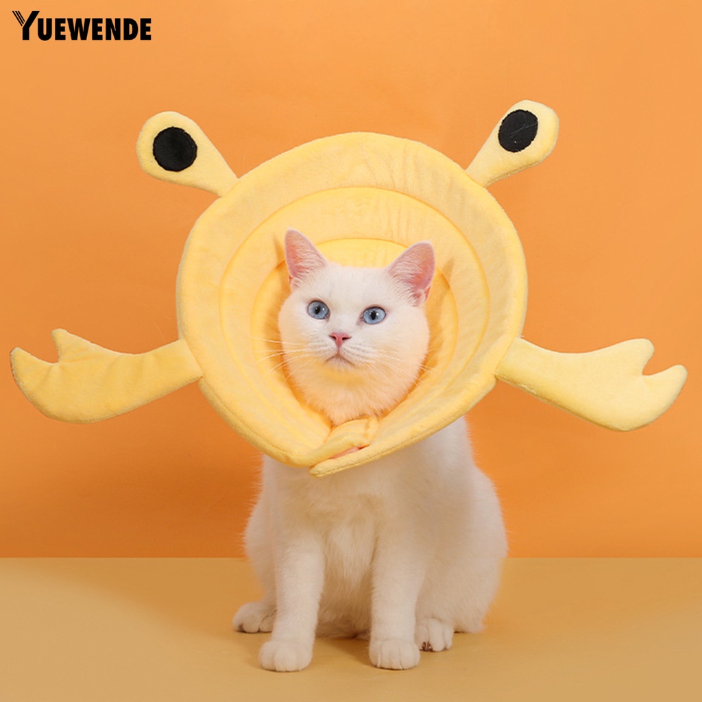 Vòng Cổ Thoáng Khí Chống Liếm Có Thể Điều Chỉnh Thiết Kế Hình Nón Hoạt Hình Cho Thú Cưng