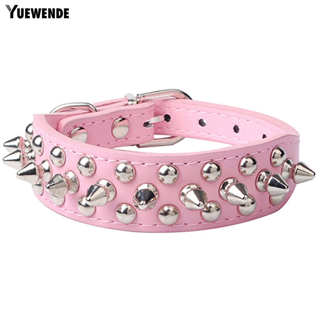 Vòng Cổ Đinh BằNg Da Cho Thú Cưng YR.T
