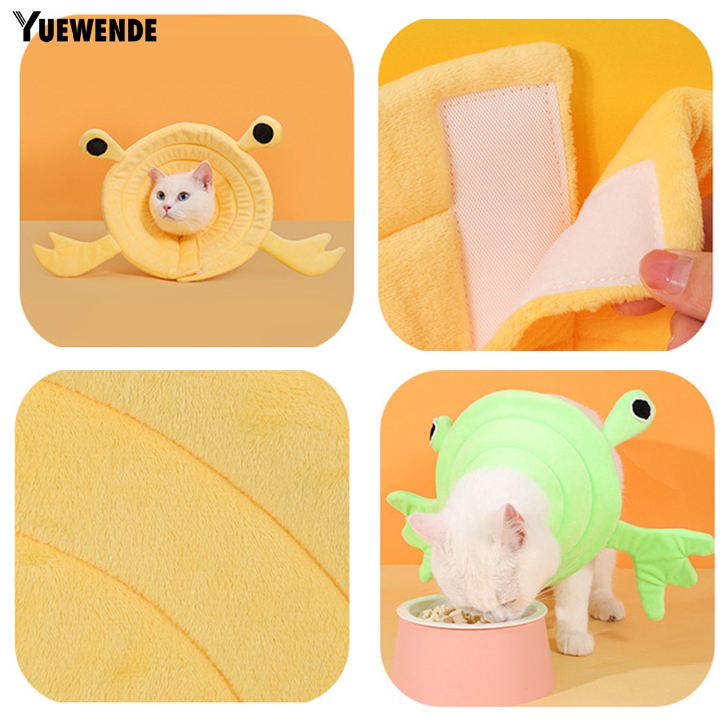 Vòng Cổ Thoáng Khí Chống Liếm Có Thể Điều Chỉnh Thiết Kế Hình Nón Hoạt Hình Cho Thú Cưng