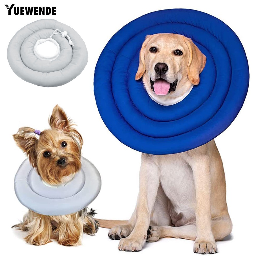 Vòng Cổ 2 Lớp Bằng Vải Thoáng Khí Không Dính Chống Nước Dành Cho Thú Cưng