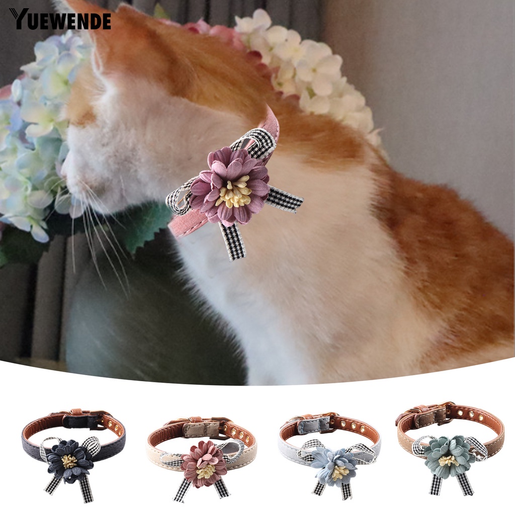 Vòng Cổ YR.T Hình Nơ Có Thể Điều Chỉnh Thoải Mái Cho Thú Cưng