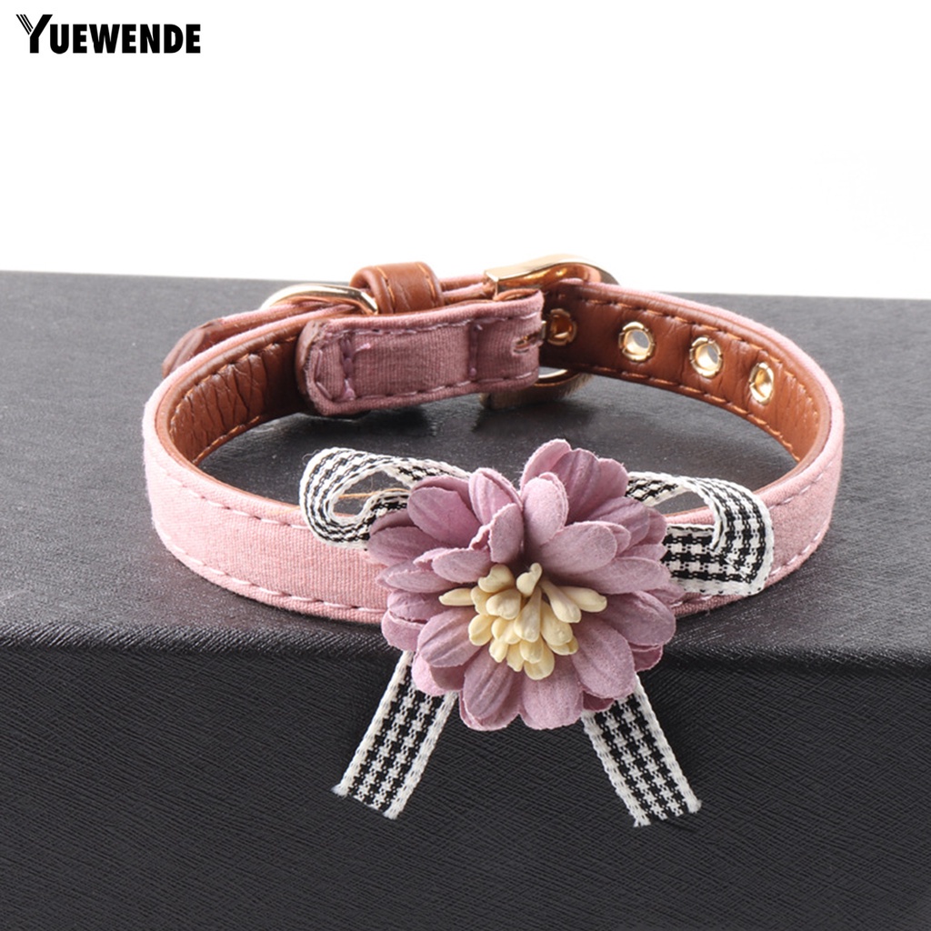 Vòng Cổ YR.T Hình Nơ Có Thể Điều Chỉnh Thoải Mái Cho Thú Cưng