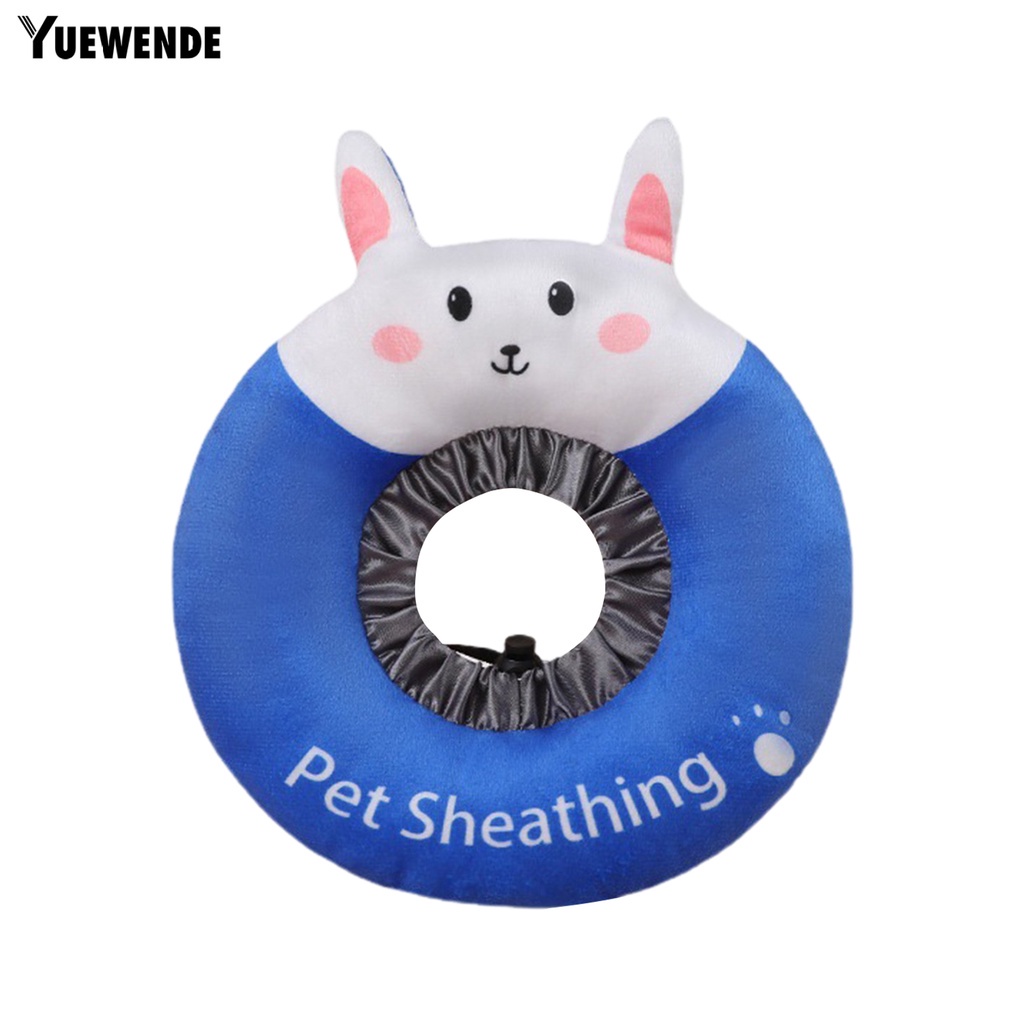 Vòng Đeo Cổ Hình Nón Họa Tiết Hoạt Hình Màu Sắc Tươi Sáng Chống Nhấp Nháy Bảo Vệ Sức Khỏe Cho Mèo Cưng YR.T