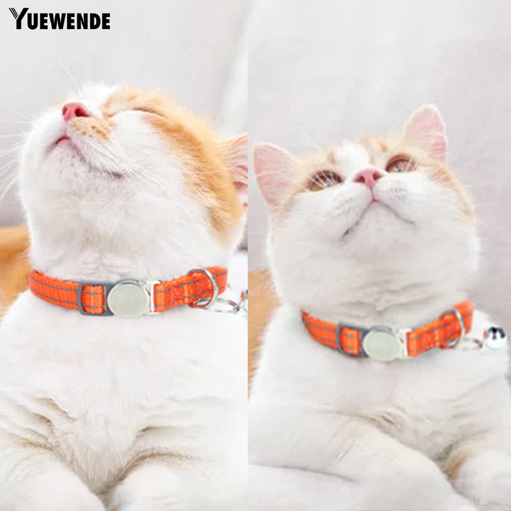 Vòng Cổ Mềm Mại Có Khóa Cài Phản Quang An Toàn Chống Thất Lạc Cho Thú Cưng