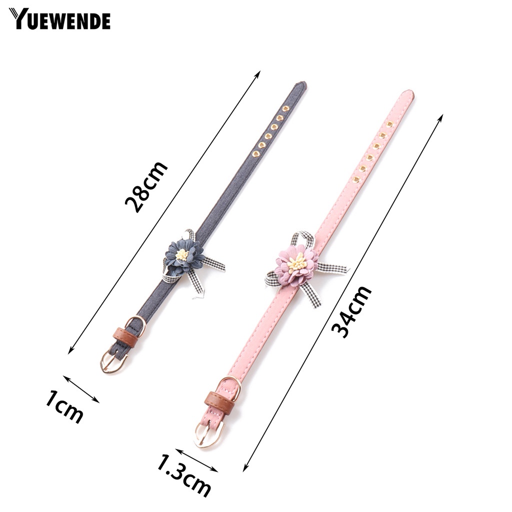 Vòng Cổ YR.T Hình Nơ Có Thể Điều Chỉnh Thoải Mái Cho Thú Cưng