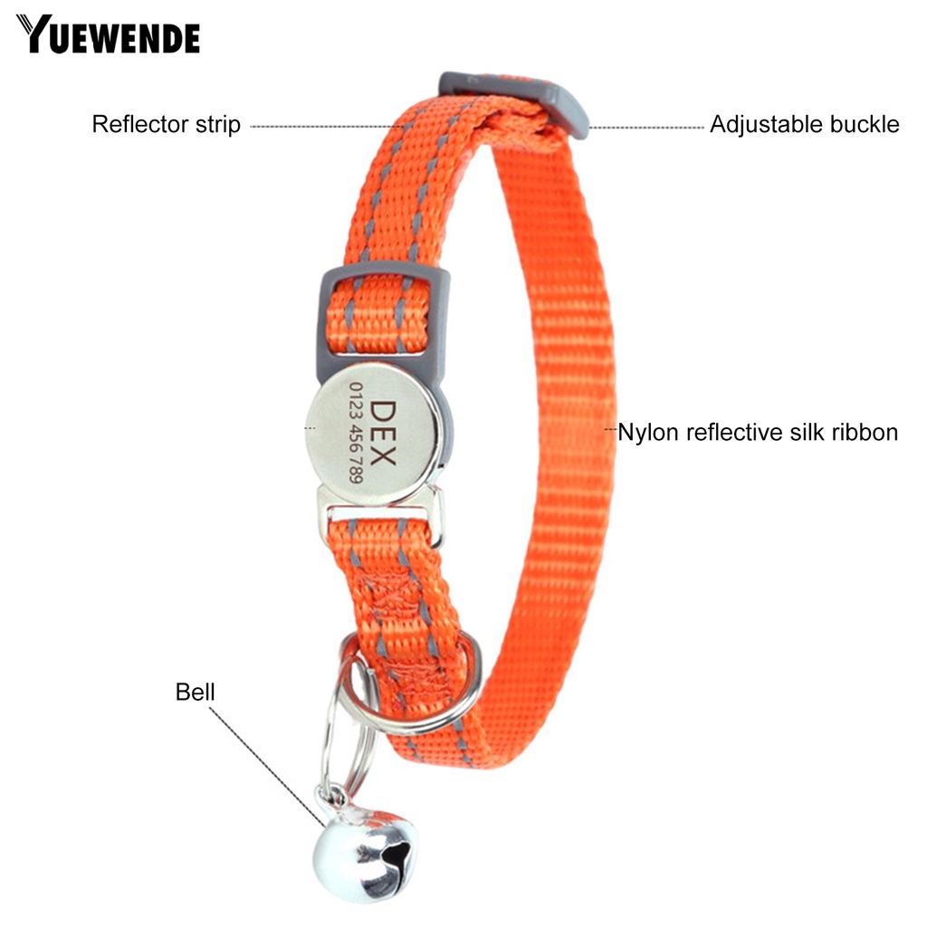 Vòng Cổ Mềm Mại Có Khóa Cài Phản Quang An Toàn Chống Thất Lạc Cho Thú Cưng