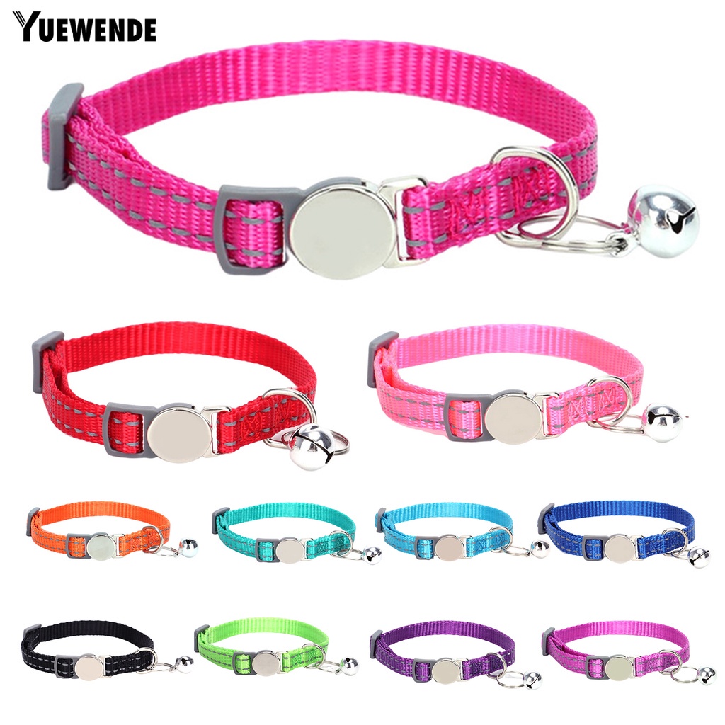 Vòng Cổ Mềm Mại Có Khóa Cài Phản Quang An Toàn Chống Thất Lạc Cho Thú Cưng