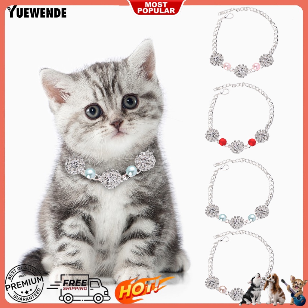 Yr.t Vòng Cổ Có Khóa Tôm Hùm Lấp Lánh Điều Chỉnh Được Dành Cho Thú Cưng