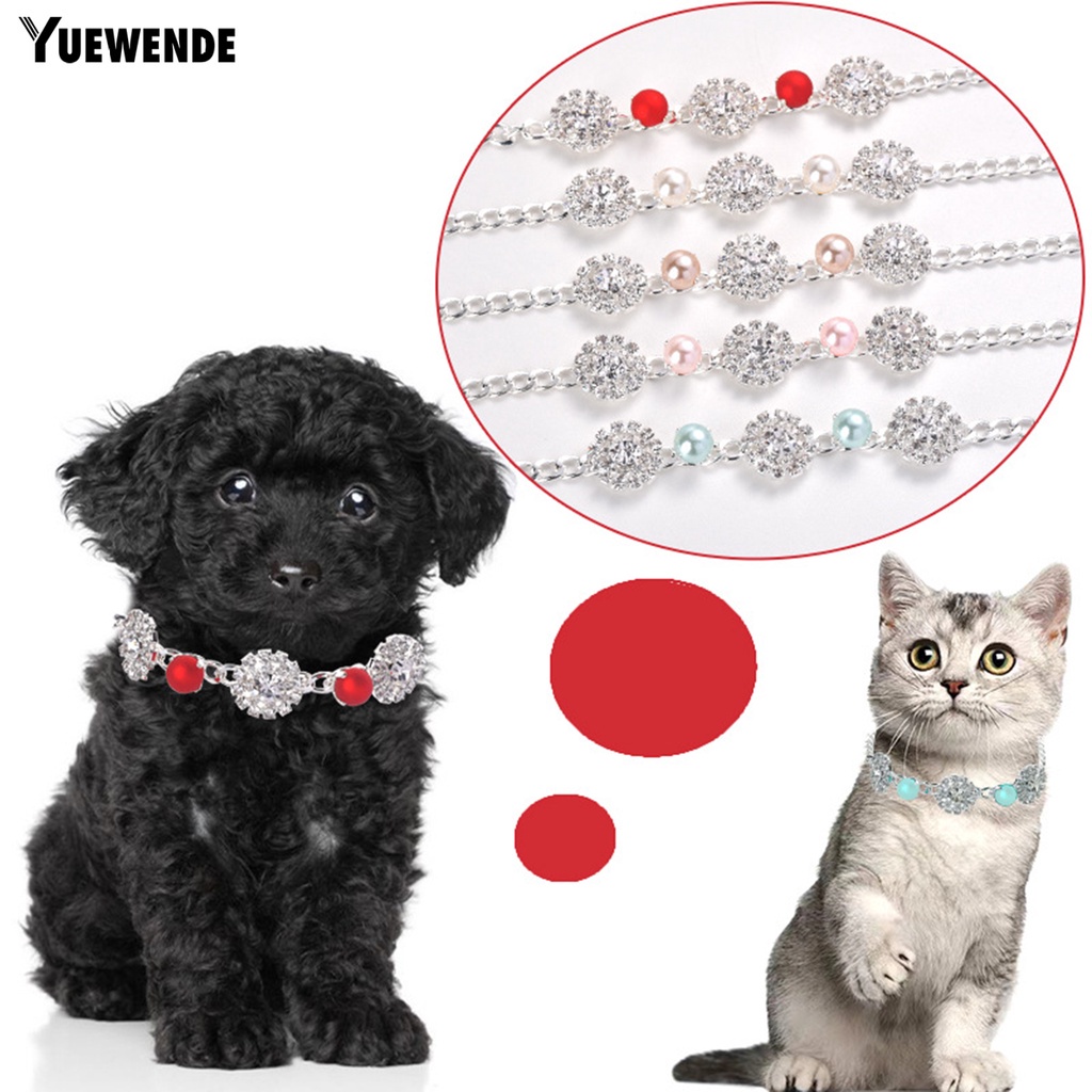 Yr.t Vòng Cổ Có Khóa Tôm Hùm Lấp Lánh Điều Chỉnh Được Dành Cho Thú Cưng