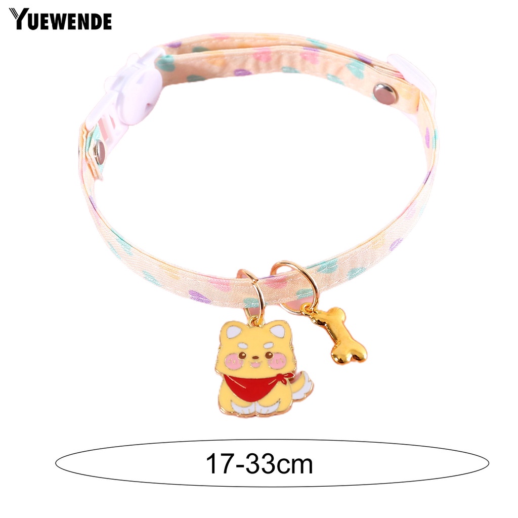 Yr.t Vòng Cổ Hai Lớp Hình Xương Cá Dễ Thương Chống Kẹt Tay Có Thể Điều Chỉnh Dành Cho Thú Cưng