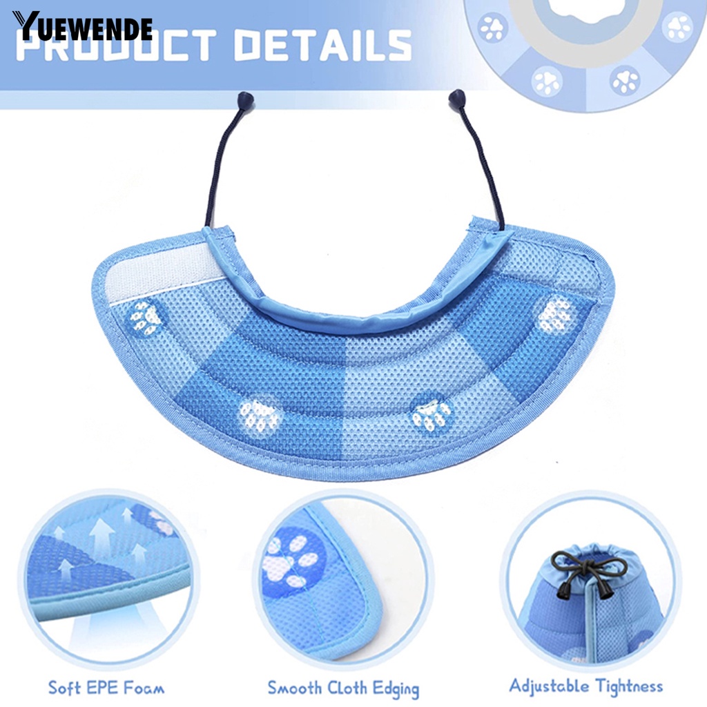 Vòng Cổ Hình Nón Mềm Mại Thoải Mái Thoáng Khí Ngăn Ngừa Lo Âu Mất Có Thể Điều Chỉnh Cho Mèo Cưng
