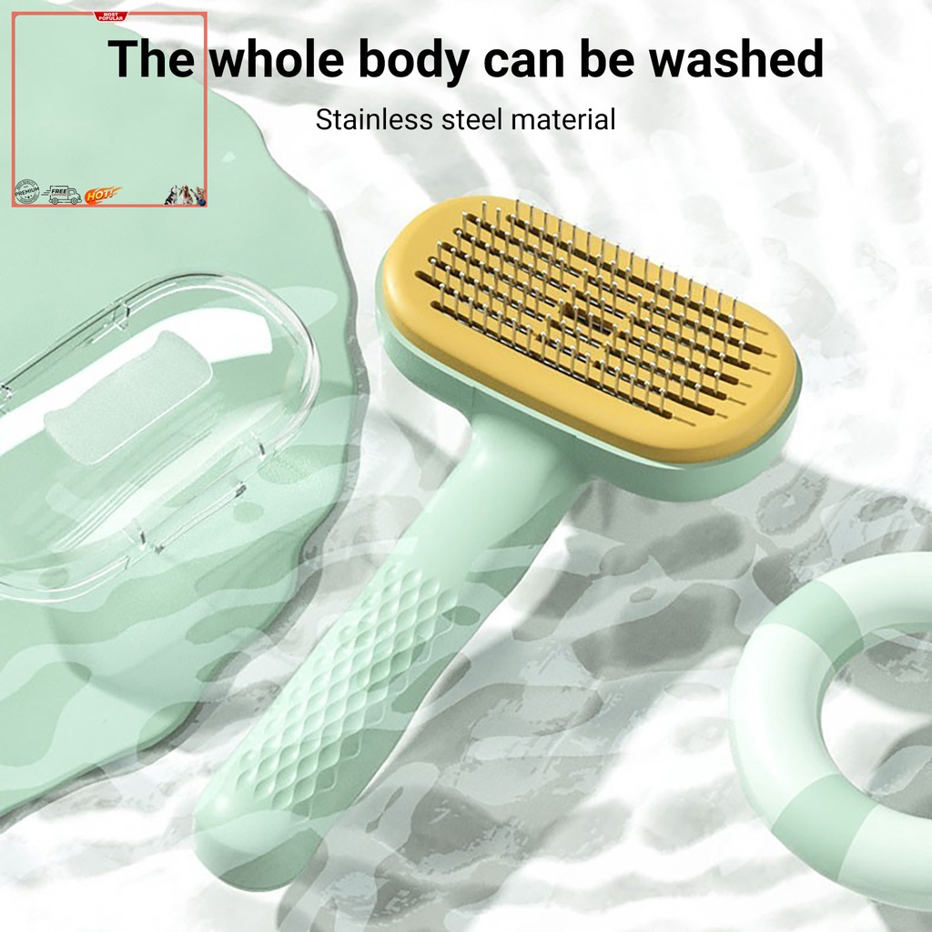 Lược Chải Lông Tự Dính Loại Bỏ Lông Thú Cưng Trên Bề Mặt Lì Trọng Lượng Nhẹ Tùy Chọn