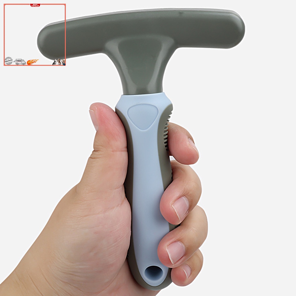 Lược Chải Lông Thú Cưng Hai Hàng Dài Tiết Kiệm Sức Lao Động