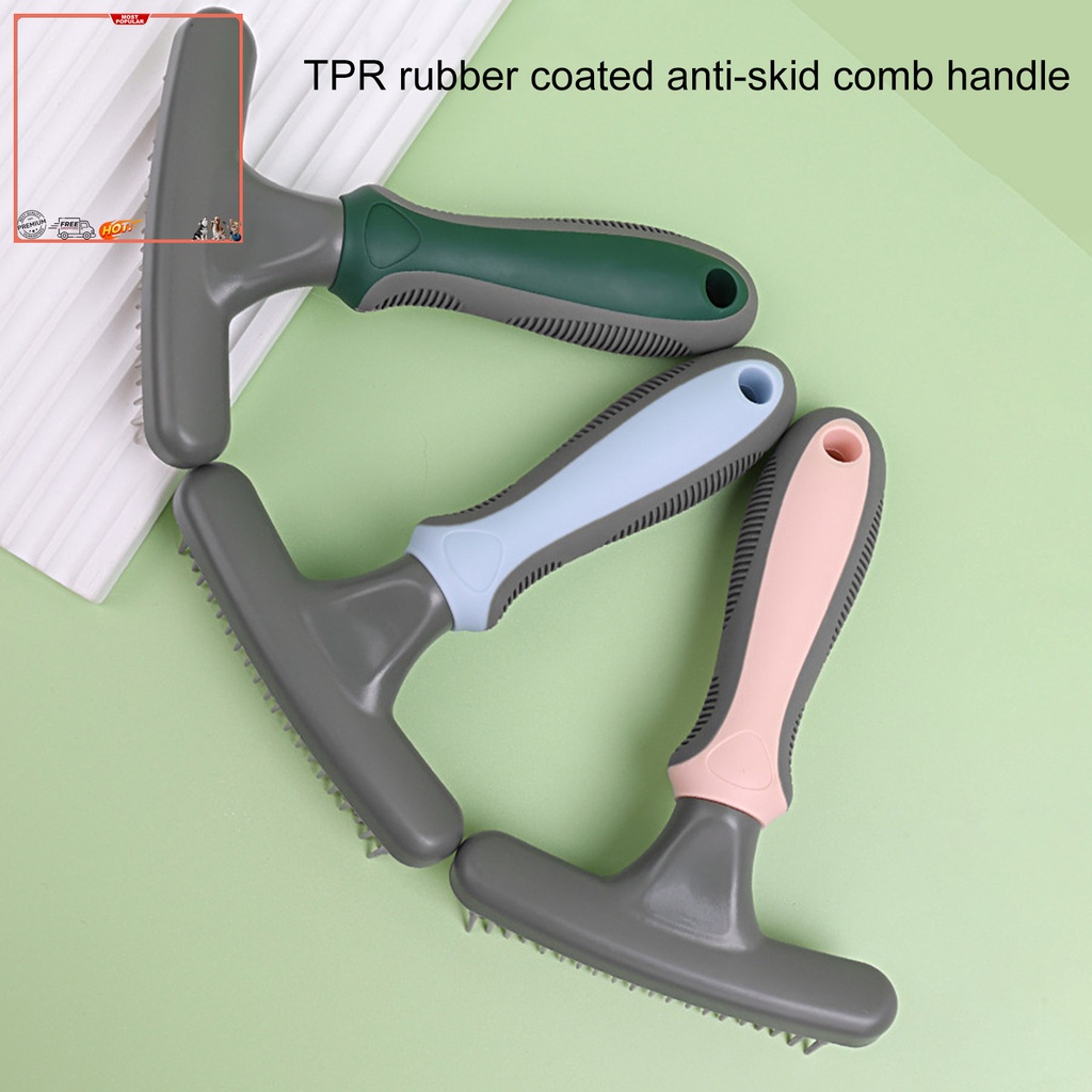 Lược Chải Lông Thú Cưng Hai Hàng Dài Tiết Kiệm Sức Lao Động