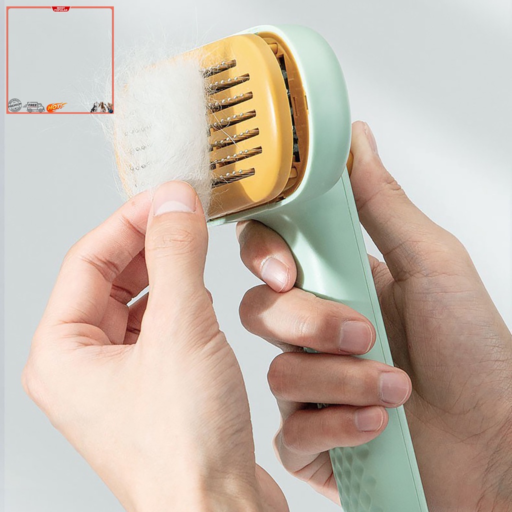 Lược Chải Lông Tự Dính Loại Bỏ Lông Thú Cưng Trên Bề Mặt Lì Trọng Lượng Nhẹ Tùy Chọn