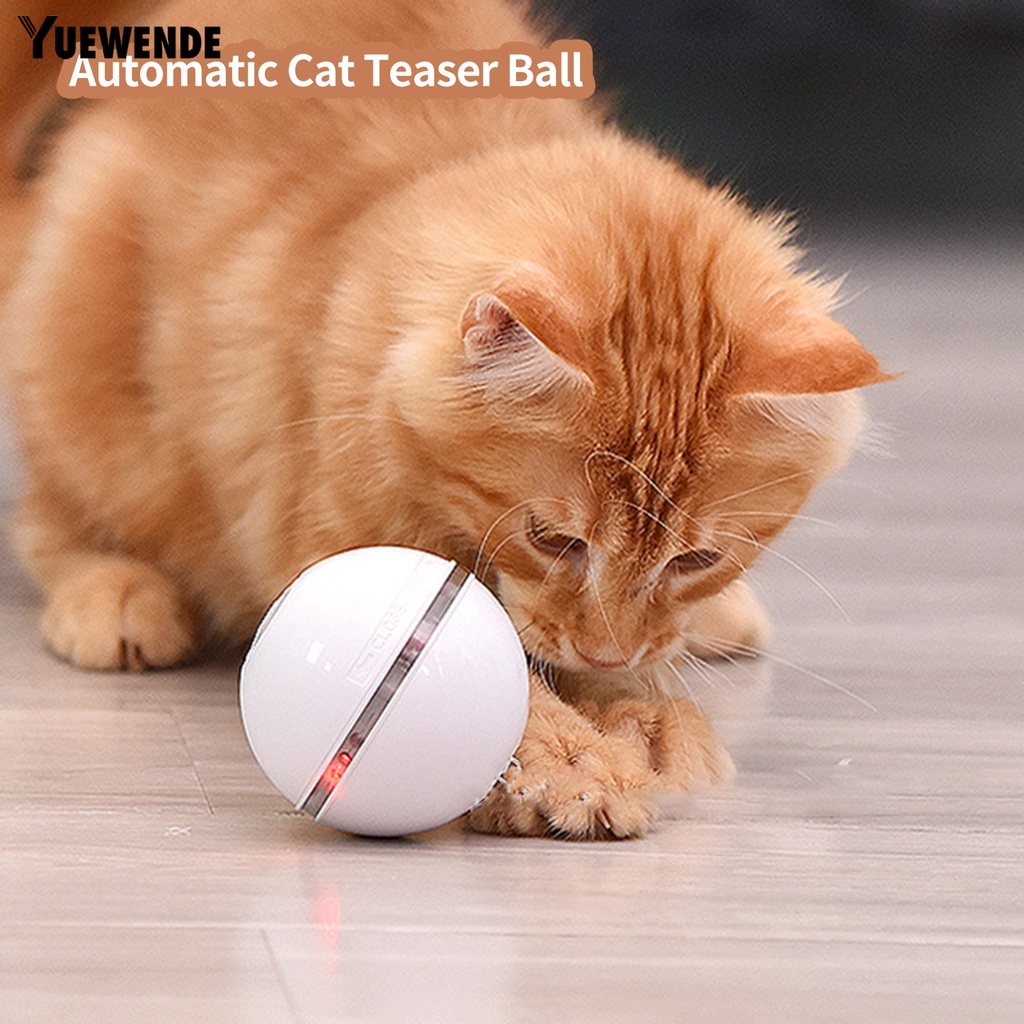 1 Bộ Đồ Chơi Bóng Đèn LED Thay Đổi Hướng Tự Động Sạc Cổng USB Cho Thú Cưng