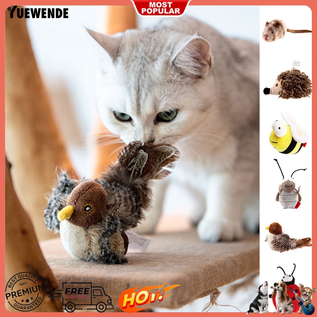 Đồ Chơi Chuột Điện Tử Mềm Tinh Tế Chống Cắn Phát Ra Âm Thanh Sáng Tạo Cho Mèo Cưng