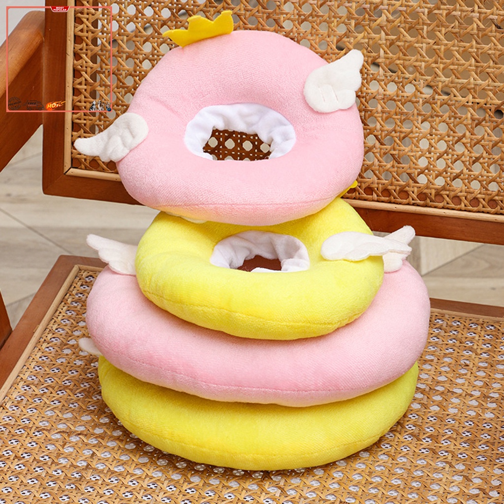 Yr.t Vòng Cổ Bảo Vệ Cho Thú Cưng Bằng Cotton Siêu Mềm Không Phai Màu Thân Thiện Với Làn Da Chống Cắn Dễ Điều Chỉnh Thiết Kế Hoạt