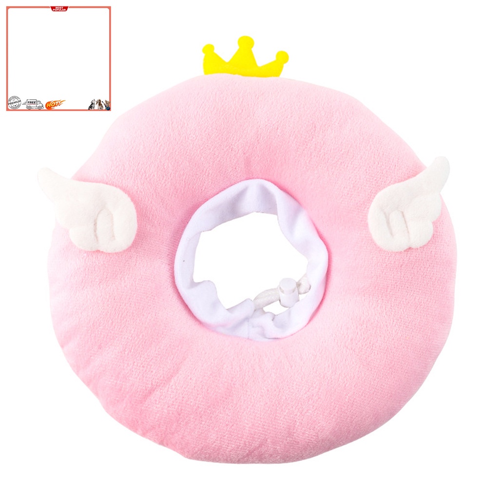 Yr.t Vòng Cổ Bảo Vệ Cho Thú Cưng Bằng Cotton Siêu Mềm Không Phai Màu Thân Thiện Với Làn Da Chống Cắn Dễ Điều Chỉnh Thiết Kế Hoạt
