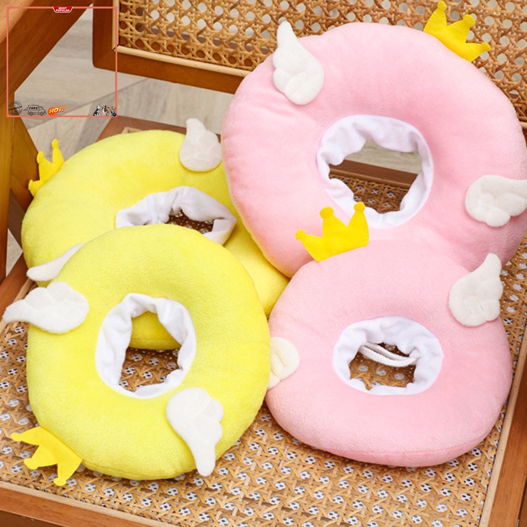 Yr.t Vòng Cổ Bảo Vệ Cho Thú Cưng Bằng Cotton Siêu Mềm Không Phai Màu Thân Thiện Với Làn Da Chống Cắn Dễ Điều Chỉnh Thiết Kế Hoạt