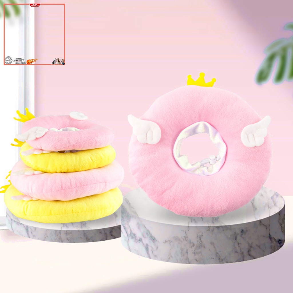 Yr.t Vòng Cổ Bảo Vệ Cho Thú Cưng Bằng Cotton Siêu Mềm Không Phai Màu Thân Thiện Với Làn Da Chống Cắn Dễ Điều Chỉnh Thiết Kế Hoạt