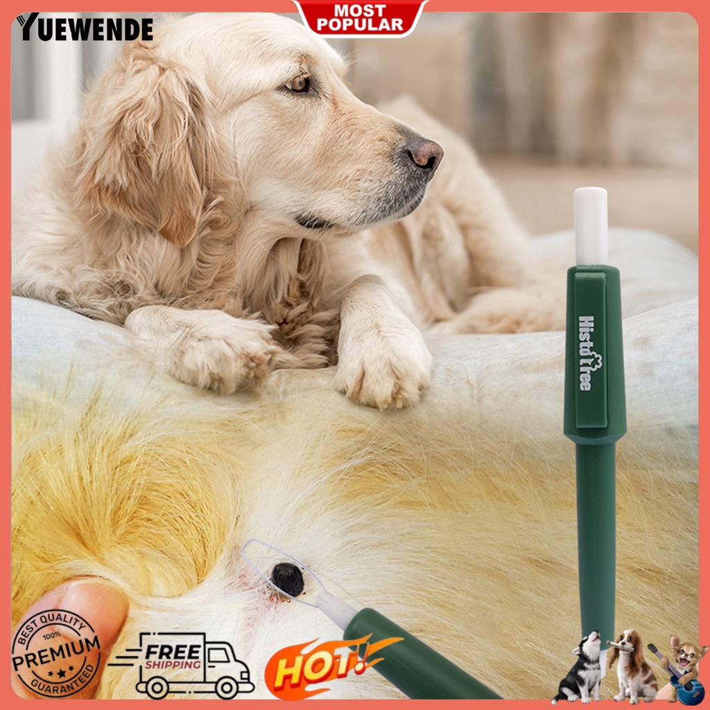 Yr.t Kẹp Bắt Bọ Chét Có Tay Cầm An Toàn Tiện Dụng Loại Bỏ Cặn Đơn Giản Trọng Lượng Nhẹ Cho Cún Cưng