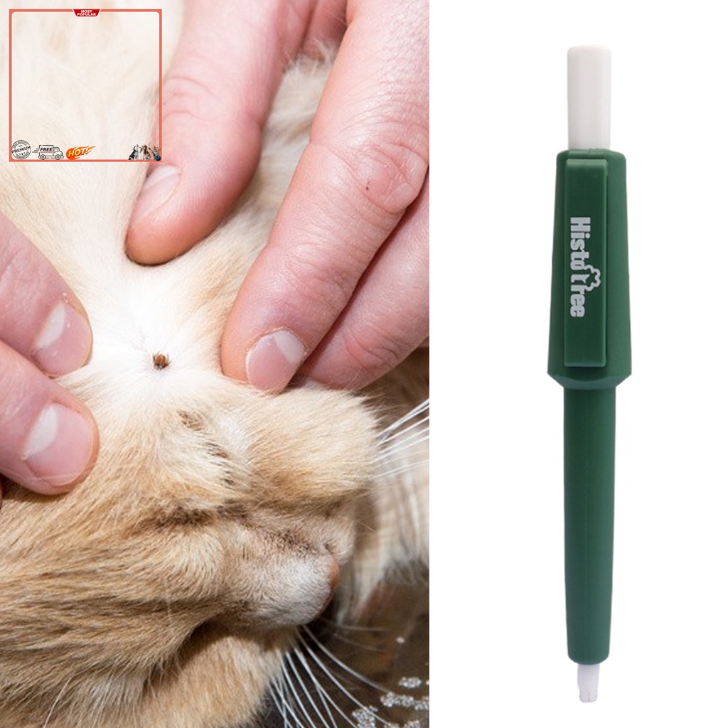 Yr.t Kẹp Bắt Bọ Chét Có Tay Cầm An Toàn Tiện Dụng Loại Bỏ Cặn Đơn Giản Trọng Lượng Nhẹ Cho Cún Cưng