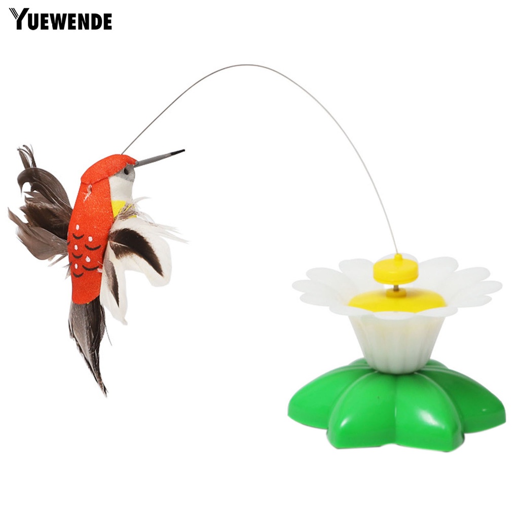 Đồ Chơi Tương Tác Xoay 360 Độ Hình Bướm Và Hoa Cho Mèo Cưng