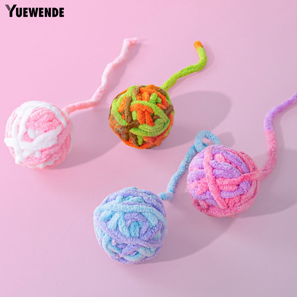 Bóng Len Đồ Chơi Chống Cắn Chống Trầy Chống Sủa Dành Cho Mèo