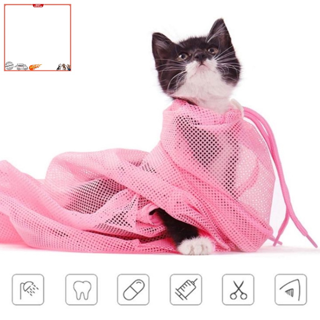 Túi Tắm Cho Thú Cưng Chất Liệu Polyester Đa Năng Thiết Kế Nhỏ Gọn Tùy Chỉnh Tiện Dụng