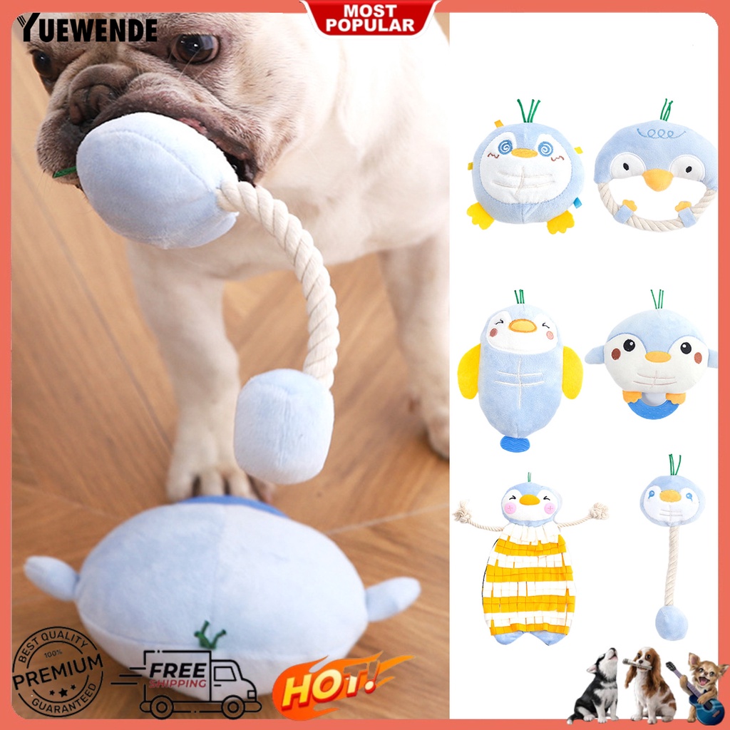 Yr.t Đồ Chơi Nhồi Bông Nhẹ Nhàng Mềm Mại Chống Rơi Phát Ra Âm Thanh Hình Chim Cánh Cụt Hoạt Hình Đáng Yêu