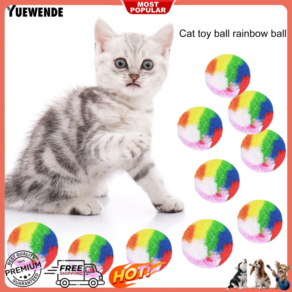 Bộ 20 Bóng Polypropylene Đồ Chơi Handmade Chống Cắn Vui Nhộn Cho Mèo Cưng