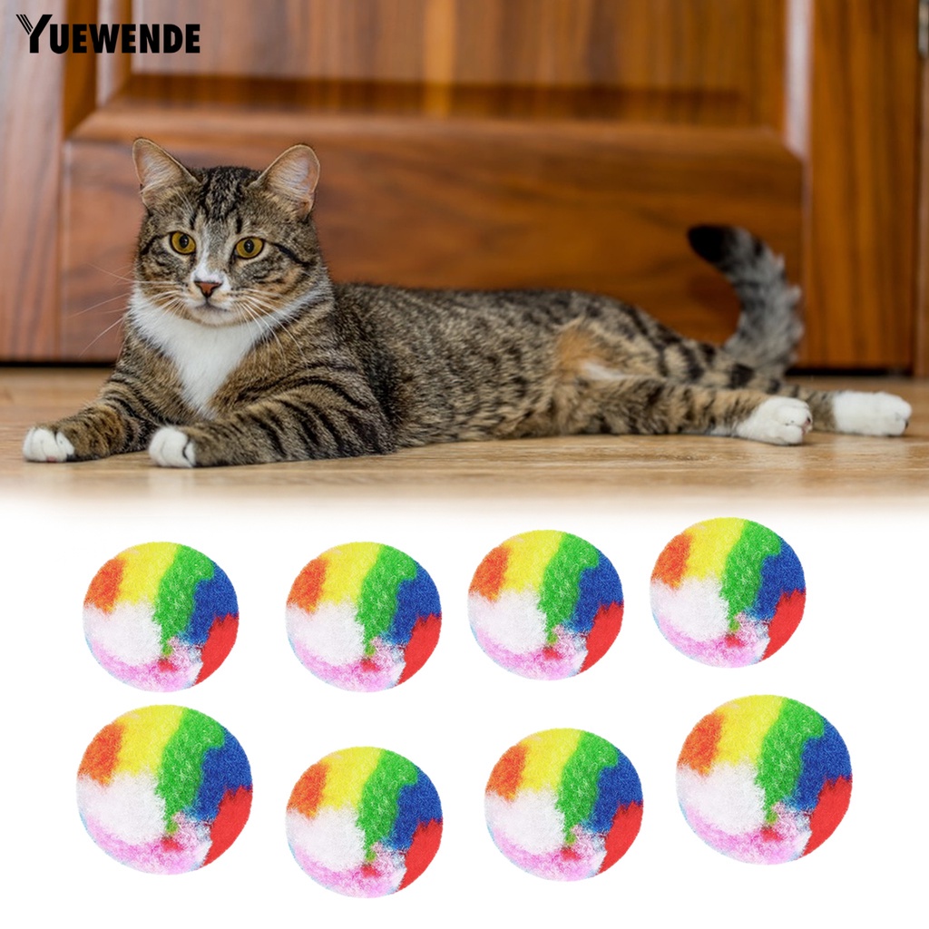 Bộ 20 Bóng Polypropylene Đồ Chơi Handmade Chống Cắn Vui Nhộn Cho Mèo Cưng