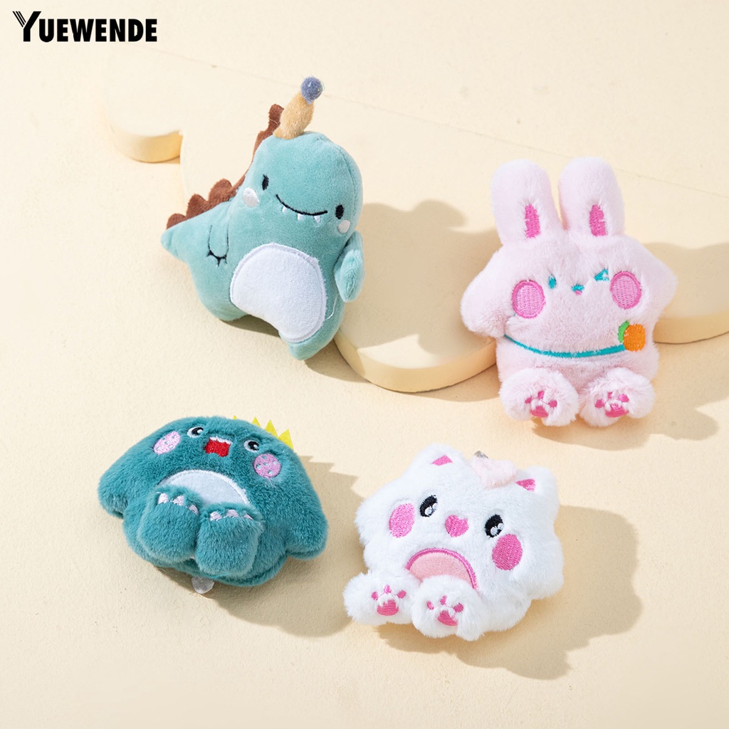 Thú Nhồi Bông Hình Gấu Hoạt Hình Mềm Mại Chống Cắn Cho Mèo Cưng