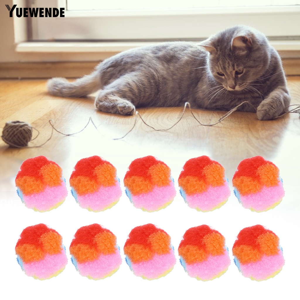 Bộ 20 Bóng Polypropylene Đồ Chơi Handmade Chống Cắn Vui Nhộn Cho Mèo Cưng