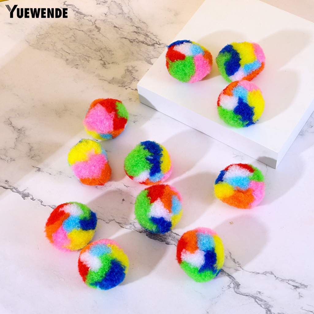 Bộ 20 Bóng Polypropylene Đồ Chơi Handmade Chống Cắn Vui Nhộn Cho Mèo Cưng