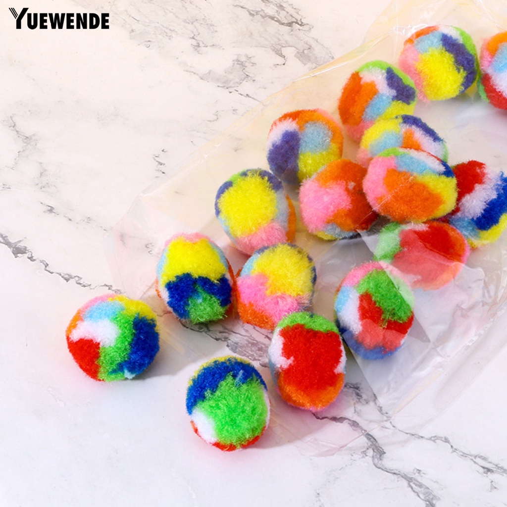 Bộ 20 Bóng Polypropylene Đồ Chơi Handmade Chống Cắn Vui Nhộn Cho Mèo Cưng