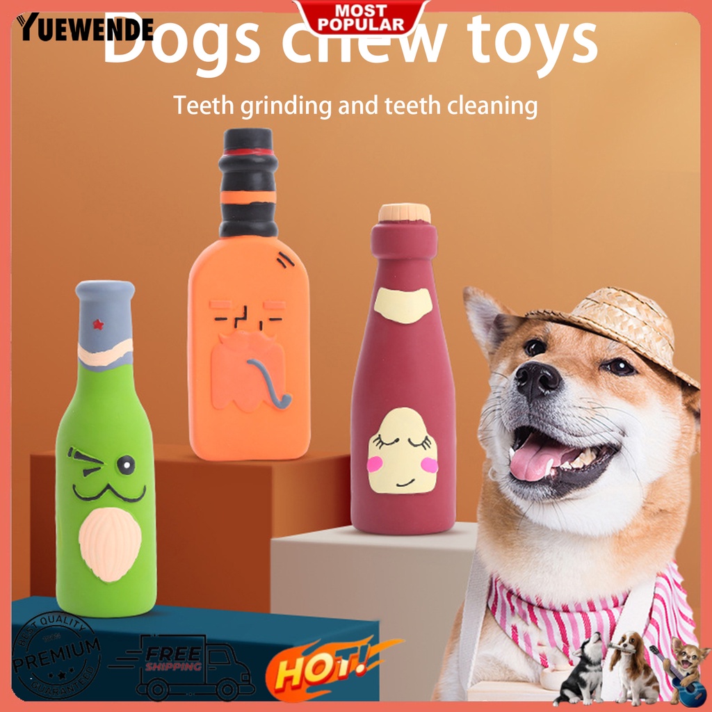 Đồ Chơi Bóp Phát Ra Tiếng Kêu Chống Cắn Chống Ăn Mòn Hình Bình Sữa Đáng Yêu Cho Cún Cưng