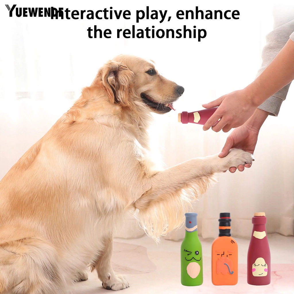 Đồ Chơi Bóp Phát Ra Tiếng Kêu Chống Cắn Chống Ăn Mòn Hình Bình Sữa Đáng Yêu Cho Cún Cưng