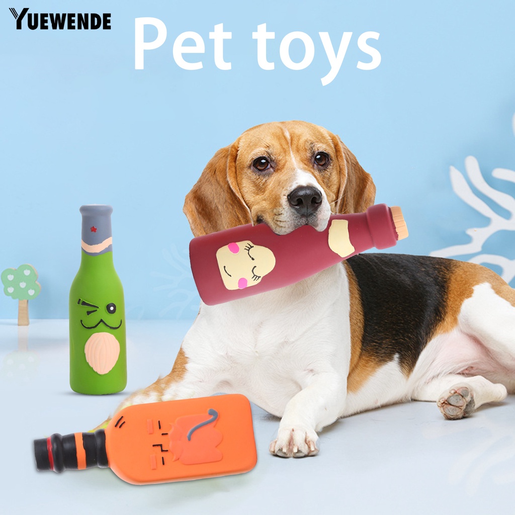 Đồ Chơi Bóp Phát Ra Tiếng Kêu Chống Cắn Chống Ăn Mòn Hình Bình Sữa Đáng Yêu Cho Cún Cưng